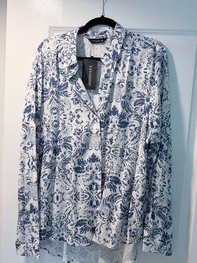 Plus size 2x beautiful shirt, dressy, soft material, NEW w tags!